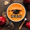25 Count Orange Congrats Grad Paper Dessert Plates Graduation Party Disposable Plates